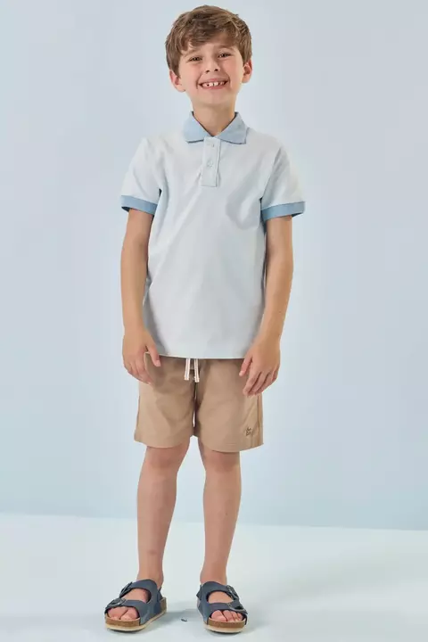 Bermuda em Linho Santorine Luc.boo