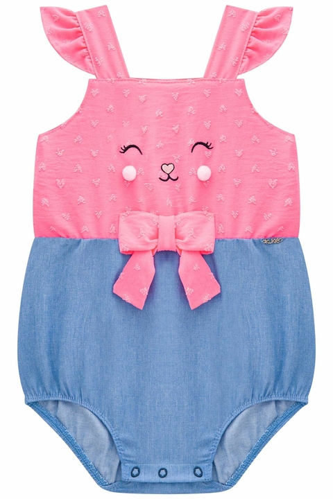 Romper em Air Flow Textura Kukiê