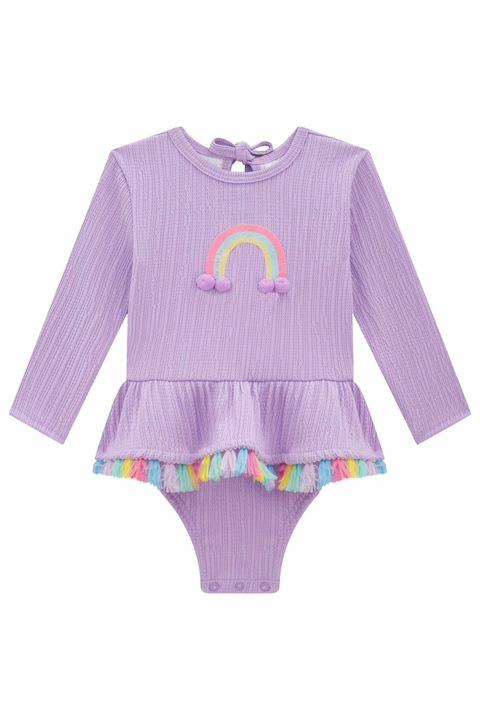 Maiô em Malha Elastic com Proteção UV 50+ Kukiê