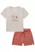 Conjunto de Camiseta e Bermuda em Malha Bicolor Luc.boo - comprar online