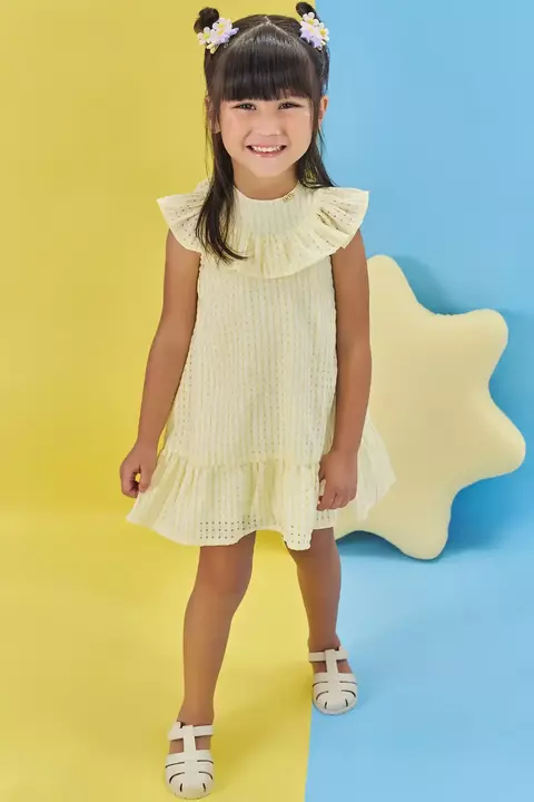 Vestido em Vichy Devorê Kukiê