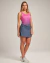 Regata Feminina Aretê Minimal PADEL CLUB Rosa - comprar online