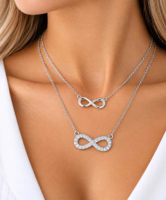 Cadena doble infinito - comprar online