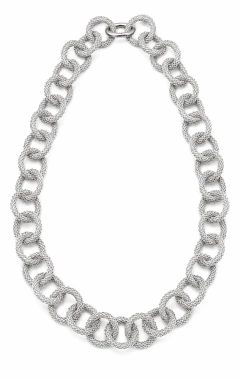 Collar con eslabones calados