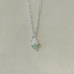 Cadena con dije tulipan