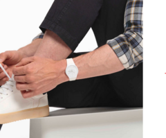 Reloj Swatch White rebel - Carey joyería y relojería