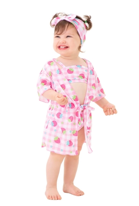 Conjunto com Saída de Praia Moranguinho - comprar online
