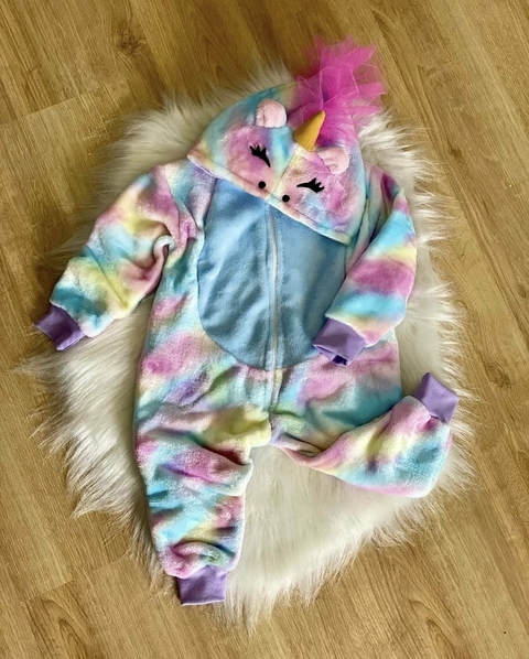 Macacão Pijama Kigurumi Plush - Unicórnio Tam G