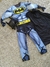 Fantasia Batman Azul com músculos - comprar online