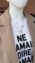 Collar letrero Love