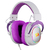 Imagem do HEADSET GAMER ZEUS X BRANCO COM ROXO RGB