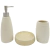 JOGO DE BANHEIRO DE PORCELANA 350ML 3 PCS BERLIM