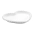 Conjunto 4 Pratos de Porcelana Coração Beads Branco 17cm x 15cm x 2cm - Wolff na internet