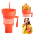 Multifuncional Estádio Snack Drink Cup com palha, 2 em 1, Uso Doméstico, à pr na internet