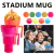 Multifuncional Estádio Snack Drink Cup com palha, 2 em 1, Uso Doméstico, à pr - always the best