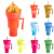 Multifuncional Estádio Snack Drink Cup com palha, 2 em 1, Uso Doméstico, à pr - always the best