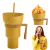 Multifuncional Estádio Snack Drink Cup com palha, 2 em 1, Uso Doméstico, à pr - loja online