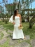 VETIDO LONGO MANGA CROCHET DRESS TO