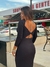 Vestido costas torcidas gola roulê DRESS TO - comprar online