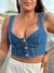 TOP JEANS RECORTES FARM