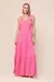 VESTIDO LONGO VISCOLINHO ALÇA DE BOLAS - comprar online
