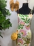 VESTIDO CANELADO FLORAL CAJU ALÇA na internet
