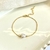 Pulseira pérola coração - comprar online