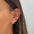 Piercing fake círculos cravejados na internet