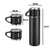Imagem do Kit Garrafa Térmica Inox de 500ml c/ 3 Xicaras Camping ou Viagem
