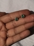 Brinco gota verde