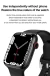 Smartwatch para homens e mulheres, série 8, tela 2.0", chamada Bluetooth, na internet
