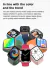 Smartwatch para homens e mulheres, série 8, tela 2.0", chamada Bluetooth,