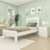 Cama solteiro MDF Esmeralda Neve na internet