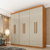 Guarda Roupa casal 2,19 m 6 portas 4 gavetas Interlagos Cinamomo/Off White - Lojas do Polo