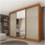 Imagem do Guarda Roupa casal 2,70 m FLEX COLOR 3 portas 6 gavetas Blumenau Cinamomo/Off White