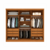 Guarda Roupa casal 2,70 m FLEX COLOR 3 portas 6 gavetas Blumenau Cinamomo/Off White na internet