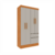 Guarda Roupa 1,08 m 4 portas 2 gavetas Porto Cinamomo/Off White - comprar online