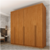 Guarda Roupa casal 2,18 m 100% MDF 6 portas 4 gavetas Santa Catarina Cinamomo - Lojas do Polo