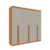 Guarda Roupa casal 2,18 m 100% MDF 6 portas 4 gavetas Santa Catarina Cinamomo/Off White - comprar online