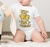 Body Infantil - Meu Primeiro Ano Novo - Amarelo - comprar online