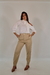 Calça cenoura Alma em linho 100%