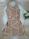Vestido feminino regata plus size estampado viscolycra