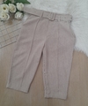 Calça alfaiataria feminina capri