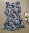 Blusa regata feminina estampada malha fria