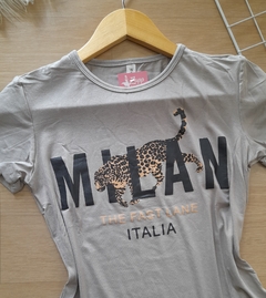 T-shirt camiseta feminina milan - comprar online