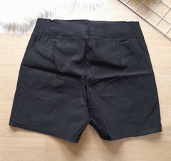 Bermuda feminina preta adulto Plus size - comprar online
