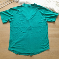 Blusa feminina plus size camisa verde - comprar online