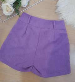 Shorts alfaiataria feminino social com cinto na internet