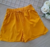 Shorts feminino tactel com bolso na frente soltinho e confortável