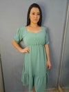 Vestido feminino midi verde